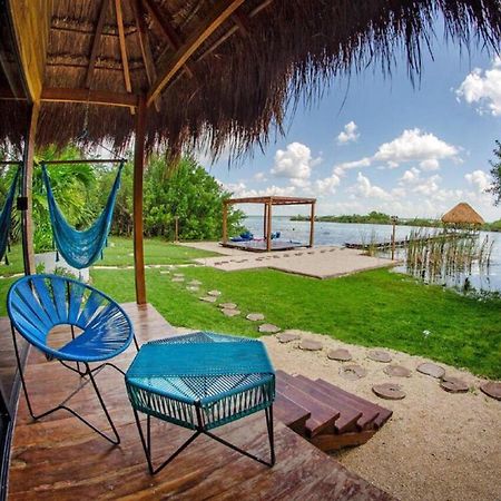 Casa Shiva Bacalar By Mij Bed & Breakfast Bagian luar foto