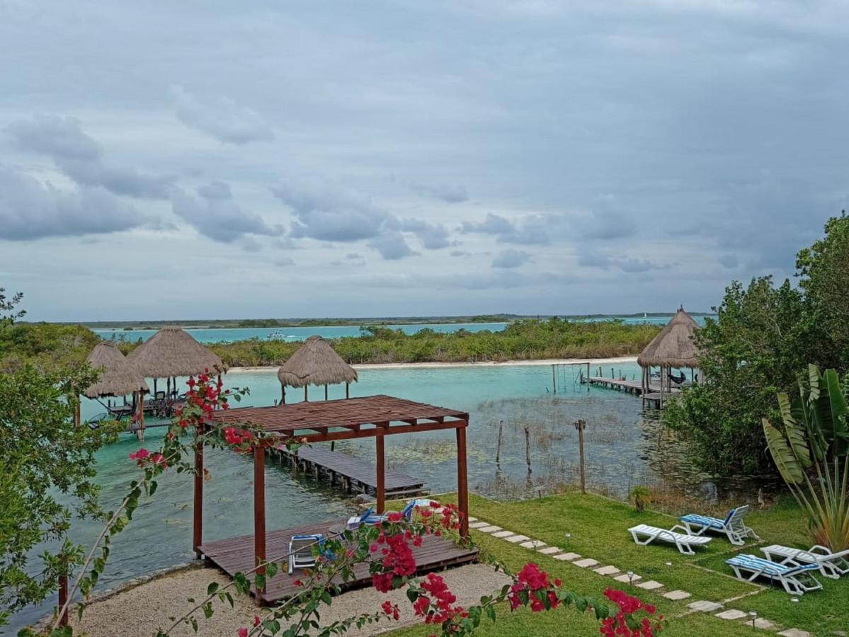 Casa Shiva Bacalar By Mij Bed & Breakfast Bagian luar foto