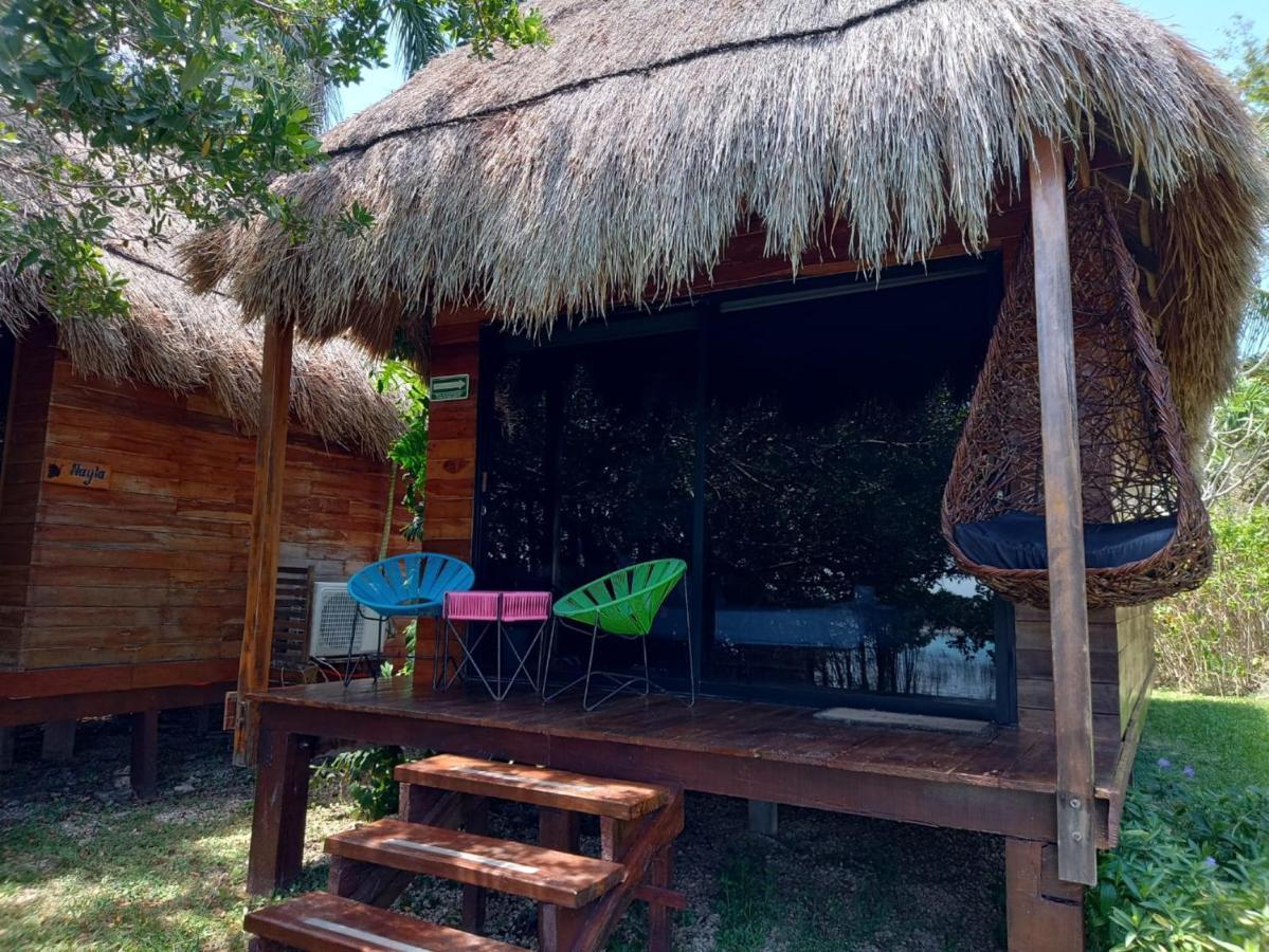 Casa Shiva Bacalar By Mij Bed & Breakfast Bagian luar foto