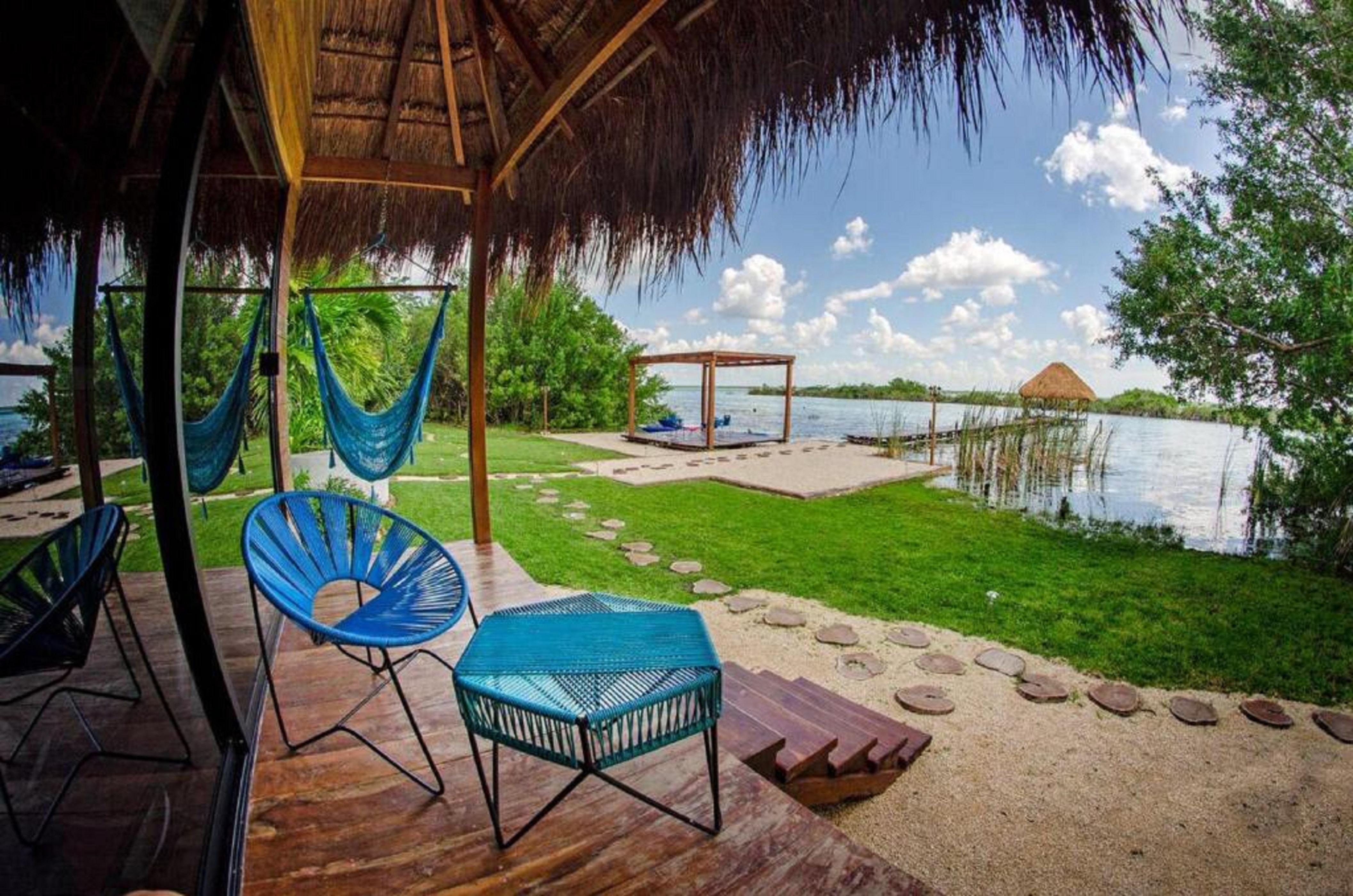 Casa Shiva Bacalar By Mij Bed & Breakfast Bagian luar foto