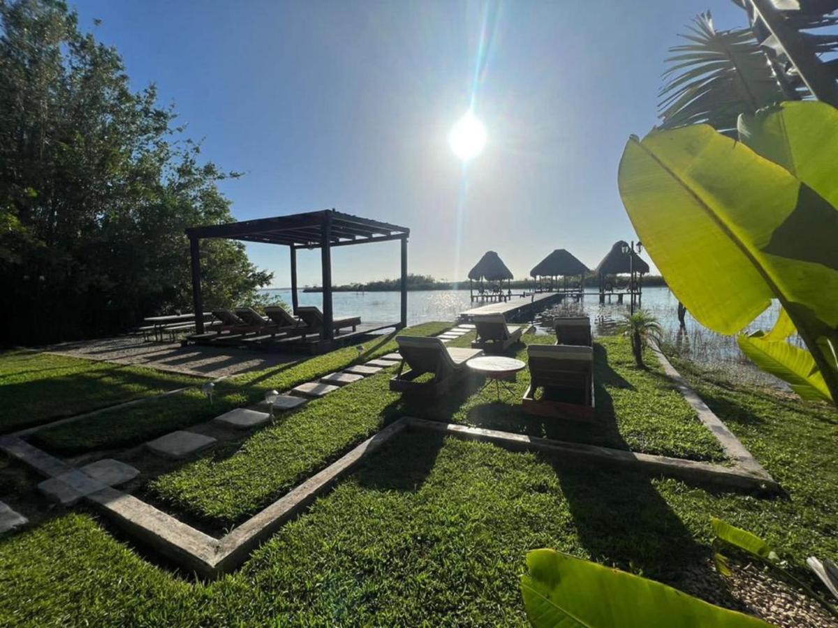 Casa Shiva Bacalar By Mij Bed & Breakfast Bagian luar foto